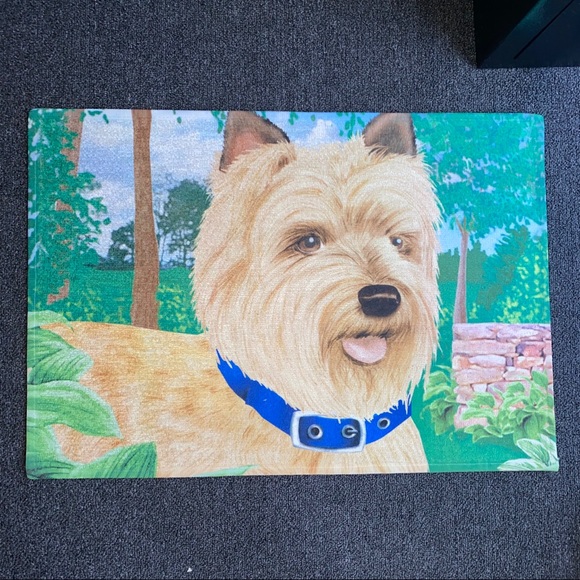 GRS Dogs Other - NEW Cairn Terrier Floor Mat 17.5”- 25” 18 oz